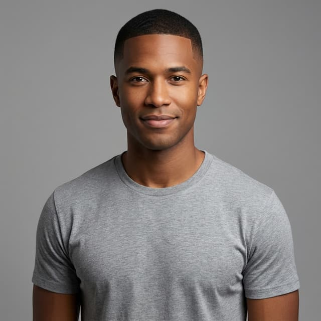 Woman showing hair regrowth along edges